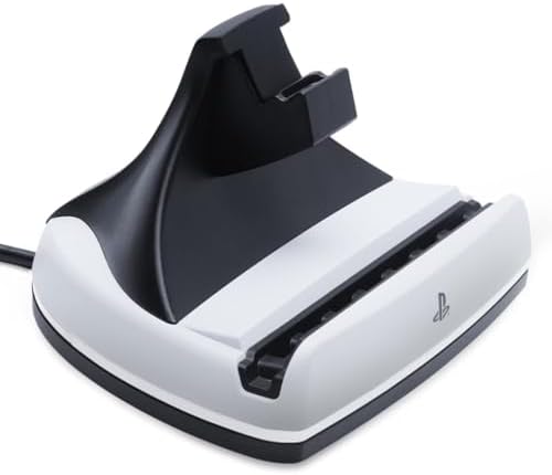 PowerA Charging Station for Playstation Portal™ Remote Player with Lumectra™, RGB Lighting, USB Powered, Magnetic Charger, Charge and Display, Weighted Base, Officially Licensed