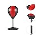 FytStycale Speed Ball Boxing Desktop Punching Bag Fitness Workout with Suction Base Gear Muay Home Gym Kickboxing Bag Punch Ball, Black Red for Children