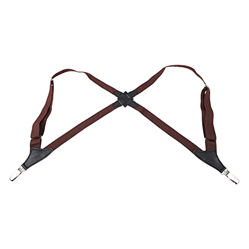 Tirantes Y-Back ajustables unisex elásticos con pinzas metálicas