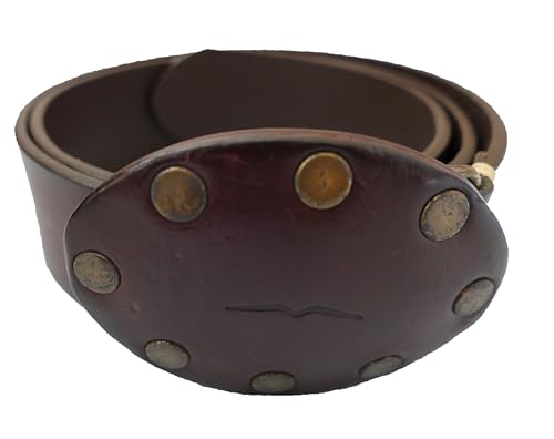 Ceinture en cuir marron BOSS luxe authentique et finitions premium