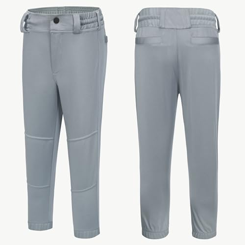 2T-7Years Toddler Baseball Pants - Youth Kids Tee Ball Pants with Belt Loops Little Grils Softball Knicker Pants UPF50+2