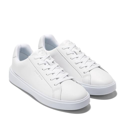 Cole Haan Cole Haan Women's Grand Crosscourt Daily Sneaker, White/Argento, 8 Wide
