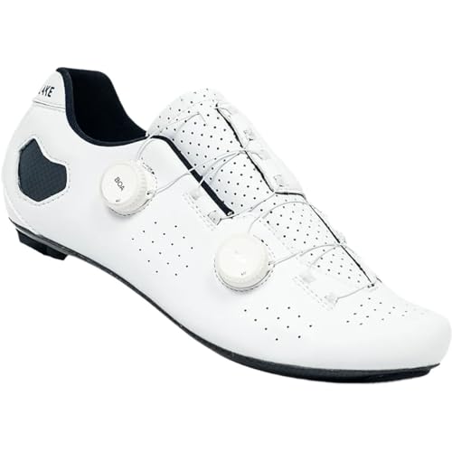Lake Cx333 Regular Cycling Shoe - Men's White/White Clarino, 41.0