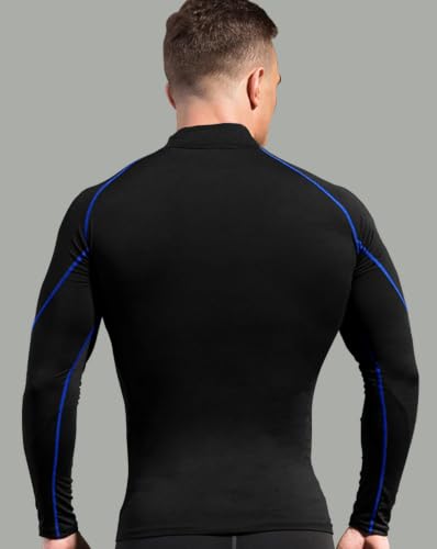 Image of Noble Monk Men's Full Sleeve Round Neck Activewear T-Shirt | Dry Fit Sports Top for Gym, Running & Training | Breathable Stretch Fabric | Athletic Fit for Workout & Outdoor Activities