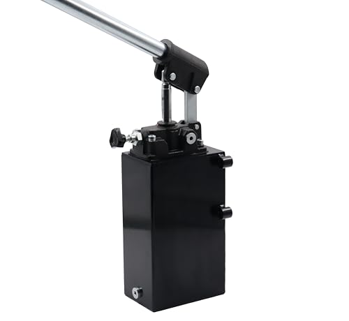 Single Acting Hydraulic Piston Hand Pump with Release Knob, Hand Operated Hydraulic Pump 3/8