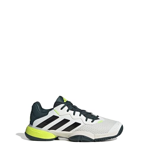 adidas Barricada K, Chaussures de sport pour enfants, Blanc/noir (Off White Core Black Aurora Ivy Jh5126), 23.0 cm