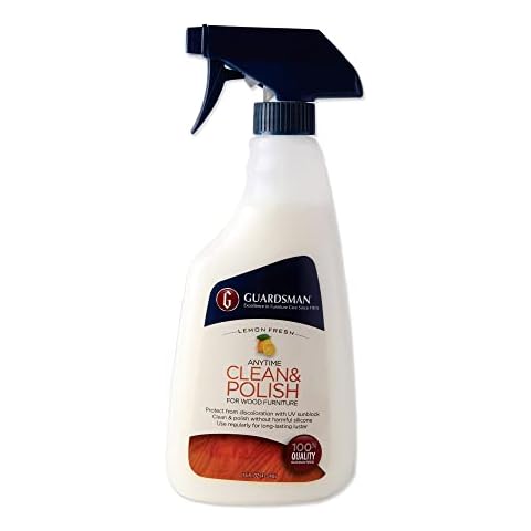 Guardsman Wood Furniture Polish-Silicone Free, UV Protection, Lemon Fresh, 16 Oz Cover
