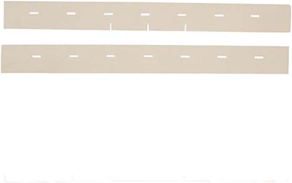 TTS Products Front Squeegee Blade Kit – Compatible with Tennant CS5 – 28cm Straight Urethane Blades – Replaces Part #KTRI06152