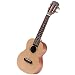 Ukelele Concierto Ukelele Abeto Macizo 23 Pulgadas para Principiantes Profesionales con Bolsa Transporte, Cuerdas, Correa y Púas Guitarra Hawaii 4 Cuerdas (Color : Wood, Size : 23inch)