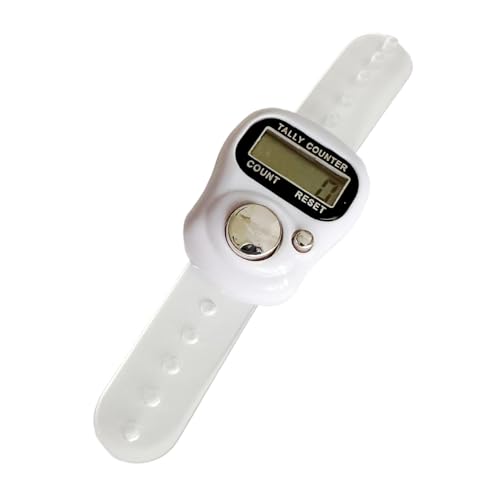 Gihioue Contador Digital para Dedos, Contador Manual para Golf, Suministros Portátiles para Golf Senderismo Camping Entrenamiento Deportivo Tejer Croché