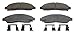 Wagner ThermoQuiet QC1039 Ceramic Disc Pad Set With Installation Hardware, Front