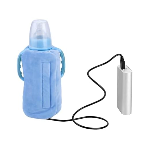 USB Milk Bottle Warm Heat Keeper Baby Milk, Water Warm Keeper Multifunction Coffee Tea Mug Beverage Warming Bag (Blue)