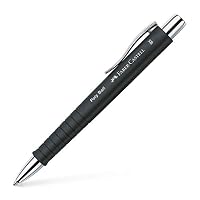 FABER-CASTELL 241153 - Kugelschreiber Poly Ball XB, schwarz (Schreibfarbe blau), 1 Stück, mit auswechselbarer Mine, dokumentenecht – Ansicht 1