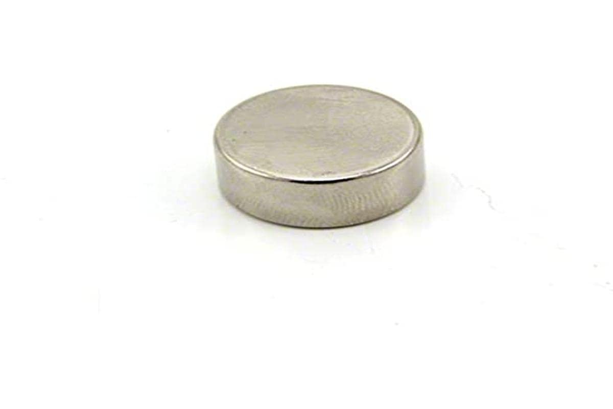First4magnets 20 mm średnicy x 10 mm grubości Ultra High Performance N52 magnesy neodymowe 14,8 kg Pull (1 opakowanie), metal, srebrny, 25 x 10 x 3 cm
