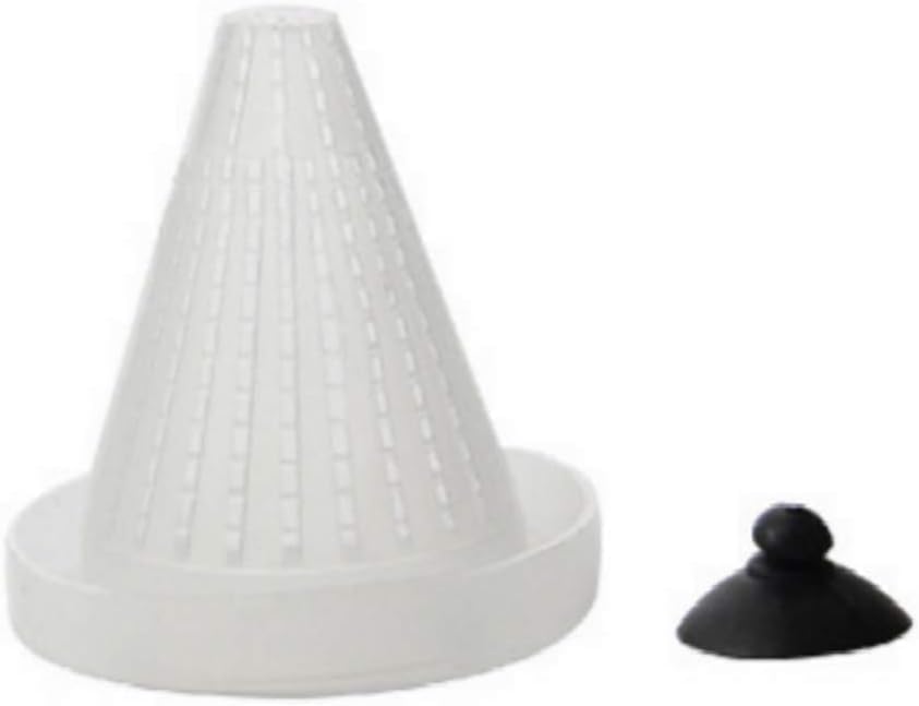 White 7cm Cone Shape Aquarium Red Worm Fish Feeder with Suction Height Professional Automatic Feeders Fish and Aquatic