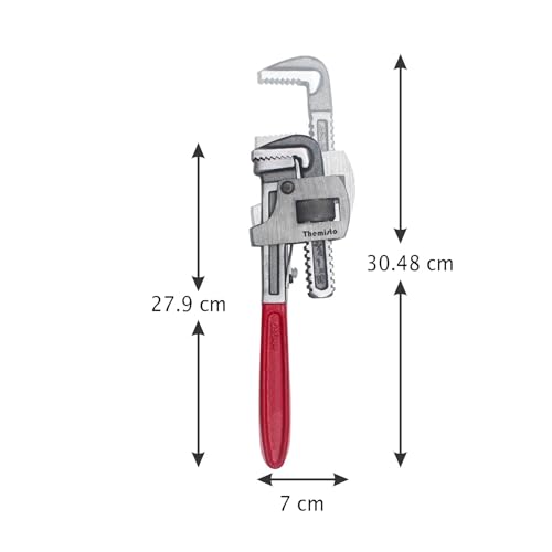 Image of THEMISTO TH-T25 12 inch Adjustable Pipe Wrench