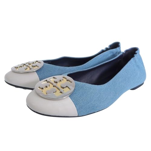 [トリーバーチ] パンプス レディース 靴 アウトレット ブランド (161388(LIGHTDENIM/BLANC)/23.5cm) [並行輸入品]