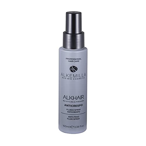 Yumi Bio Shop ALKEMILLA - K-Hair - Fluido Spray Anticrespo ai Semi di Lino - Formula Leggera per Capelli Morbidi e Idratati - Vegan, AIAB, Nickel Tested - 100 ML
