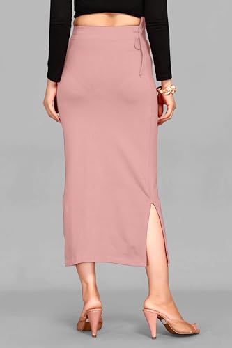 Image of ALYNE Blended Saree Shapewear Petticoat for Women, Women's Blended FullElastic with Drawstring Saree Shapewear, Skirts for Women,Shape Wear Dress for Saree