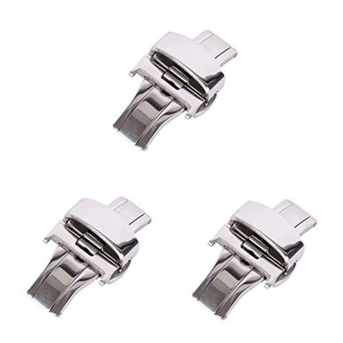 Boucle déployante acier inoxydable bracelet montre accessoire élégant - 4