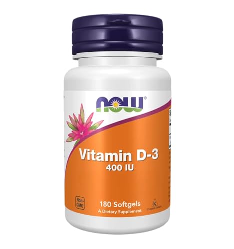 Image of Now Foods | Vitamina D-3 400 IU 180 capsulas | Vitamin D-3 400 IU 180 caps