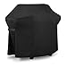 Pokrowiec na grilla 210D, wodoodporny pokrowiec na grilla, odporny na deszcz, osłona na grilla, wiatroszczelny, pyłoszczelny, odporny na promieniowanie UV, odporny na rozdarcie, pasuje do Weber Char Broil Outback Barbecue i nie tylko, czarny