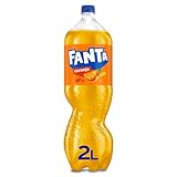 Fanta Naranja - Refresco con 8% de zumo de naranja, bajo en calorías - Botella 2L