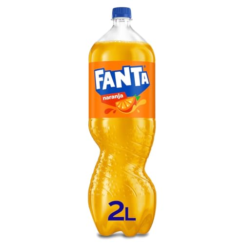 Fanta Naranja - Refresco con 8% de zumo de naranja, bajo en calorías - Botella 2L