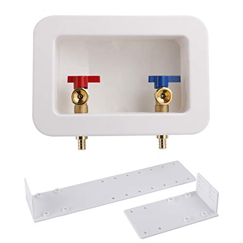 Watflow WH026 Washing Machine Outlet Box, 1/2-Inch Pex,Plumbing Accessory thumb #3