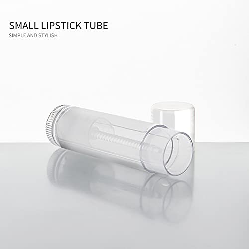 Lip Balm Empty Container Tubes 3/16 Oz (5.5ml), Pack of 12; Natural (Translucent) Color