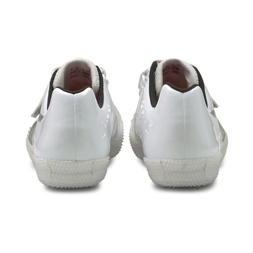Puma Unisex's Evospeed High Jump 6 Track and Field Shoe, Puma White Puma Black Lava Blast, Womens 10