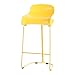 dmsc Wysokie krzesło, wysoki stołek, stołek barowy, prosta osobowość (kolor: Żółty, rozmiar: L)