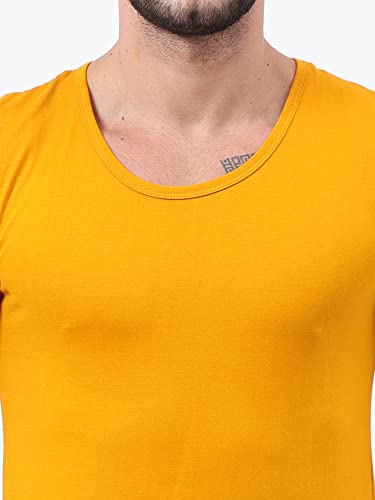 Image of Ideation Men's Cotton Round Neck Color Block Sleeveless T-Shirt
