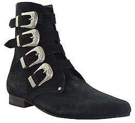 suede winklepicker boots