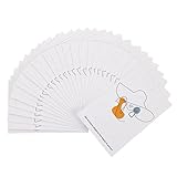 TOPPERFUN 100stücke Schmuck-displaykarten Für Ohrringe Halsketten-präsentationskarten Aus Hochwertigem Kartonpapier Ohrring-aufbewahrungskarten Mit Löchern Zum Aufhängen Schmuck-Lieferung Au