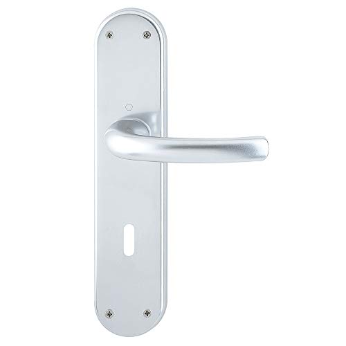 Preisvergleich Produktbild HOPPE Aluminium Langschild Türgriff Garnitur für Innentüren Tokyo