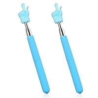 TRLREQ 5 Pcs Telescopic Teachers Pointer, Extendable Hand Pointer Finger Stick, Small Retractable Classroom Pointer For Elementary School Kindergarten