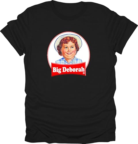 Big Deborah Funny Tasteless T-Shirt Black XL
