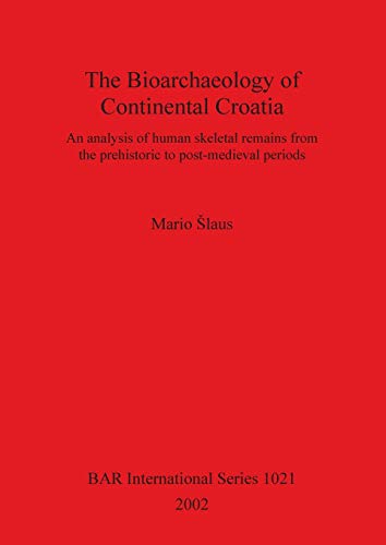 The Bioarchaeology of Continental Croatia: An analysis of human skeletal remains from the prehistoric to post-medieval periods: 1021