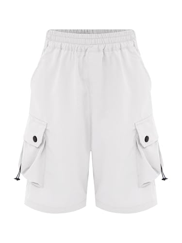 easyforever Boys Lightweight Quick Dry Joggers Cargo Shorts Kids Summer Casual Beach Shorts Outdoors Bermuda Bottoms3