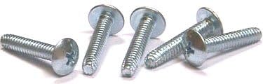 10-24 x 1" Type F Thread Cutting Screws/Phillips/Truss Head/Steel/Zinc / 5,000 Pc. Carton