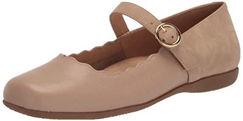 Trotters Women's Sugar Mary Jane Flat, Nude, 9