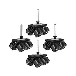 Proaim Big Heavy Duty Dolly Track Wheel Set Load Capacity up to 500 Kg/ 1102 lbs (HDD-B-TW)