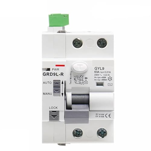 GRD9L-R 6KA ELCB RCCB �����ĕ��u �T�[�L�b�g�u���[�J�[ 2P 4P 40A 63A 30mA 100mA 300mA RCD AC�^�C�v 1��(2P 40A 300mA RCCB AC)