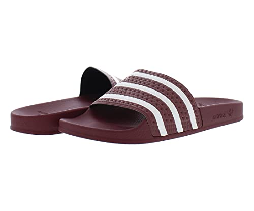 Adidas Adilette Mens Shoes Size 14, Color: Burgandy/White-Red3