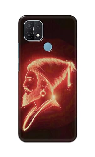 Image of Plastic Printfidaa Printed Hard Back Cover Case For Oppo A15 | Oppo A15S Back Cover (Chatrapati Shivaji Maharaj) -112, Multicolor