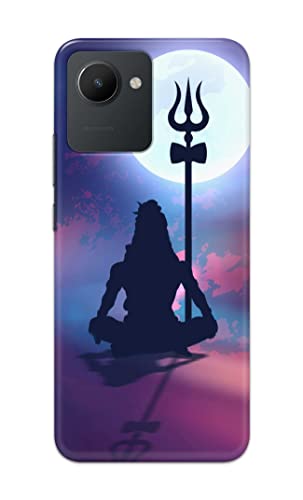 Image of Printed Hard Back Cover Case for Realme C30 | Realme C30s Back Cover (Lord Shiva) -702