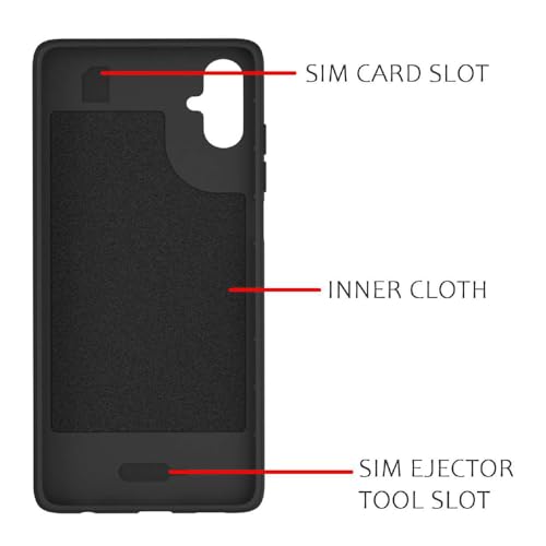 Image of Shockproof Case for Samsung Galaxy F06 5G / M06 5G | Full Camera Protection | TPU Flexible Back Cover for Samsung Galaxy F06 5G / M06 5G (Matte Black)
