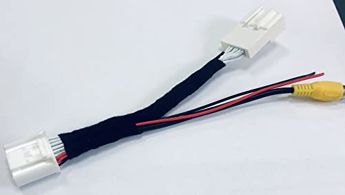 Image of YuYue Electronic Radio T-Harness Retain Factory Reverse Backup Camera or Add Rear View Camera to OEM Stereo Nav /Display Compatible with Toyota (16 Pin Camera Add-on Harness)
