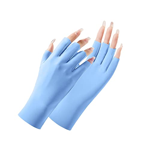 Gants de protection pour femme - Sans doigts - Pour l'été - Noir Cover